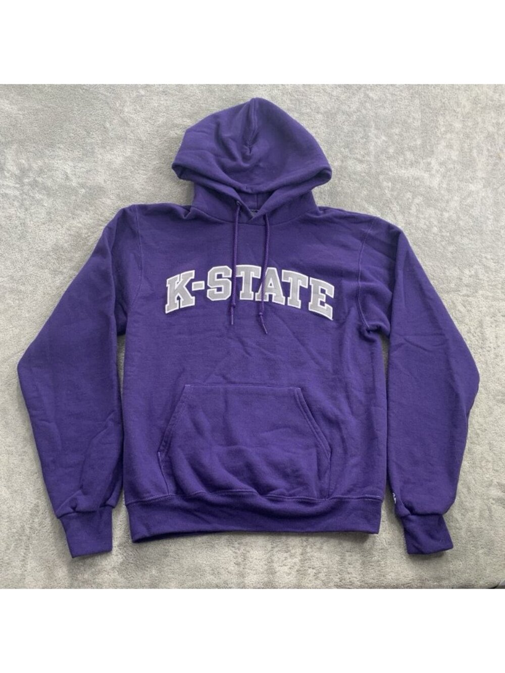 Champion Eco Authentic Hoodie Mens Small Kansas State University Wildcats Purple